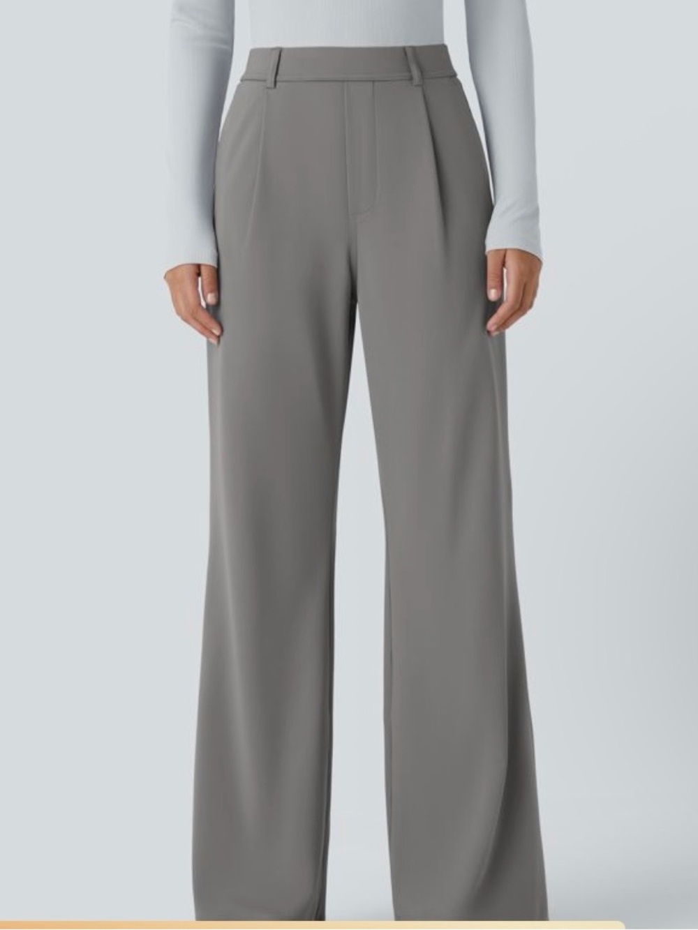 Halara Wide Leg Women's Pants in Gray XL Regular